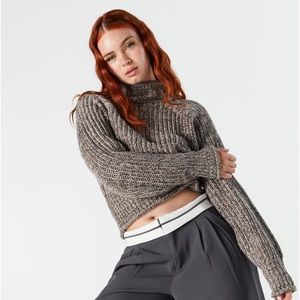 Chunky knit turtle neck sweater